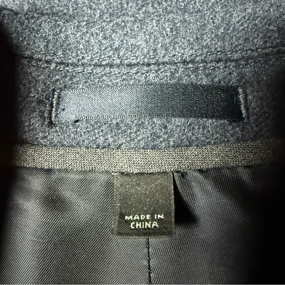 J. Crew Men's Ludlow Wool Coat - Navy Blue